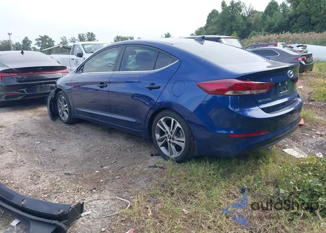 2018 Hyundai Elantra Limited из США, поврежденный, VIN 5NPD84LF7JH354927